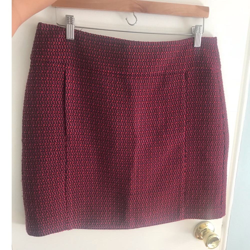 Ann Taylor Loft Plaid mini skirt